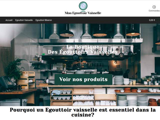 La boutique rfrence des gouttoirs  vaisselle