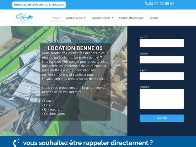 Location de benne 06