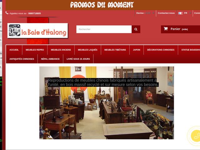 Les meubles chinois laqués de La Baie d'Halong