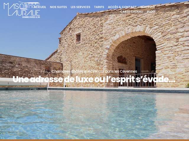Le Mas Lauralie, chambres d'htes de luxe avec spa priv