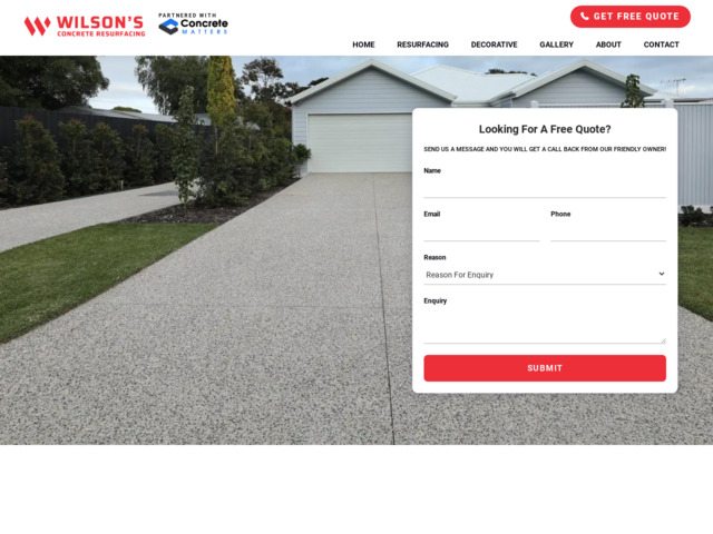 Concrete driveway resurfacing Perth