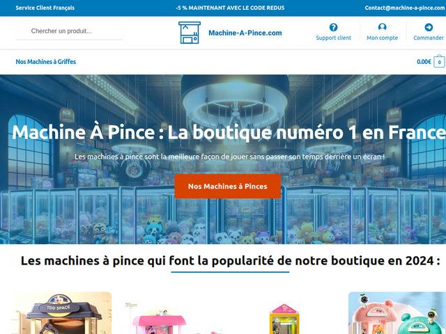 Machine à pince