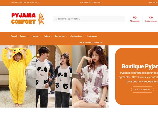 Boutique pyjama