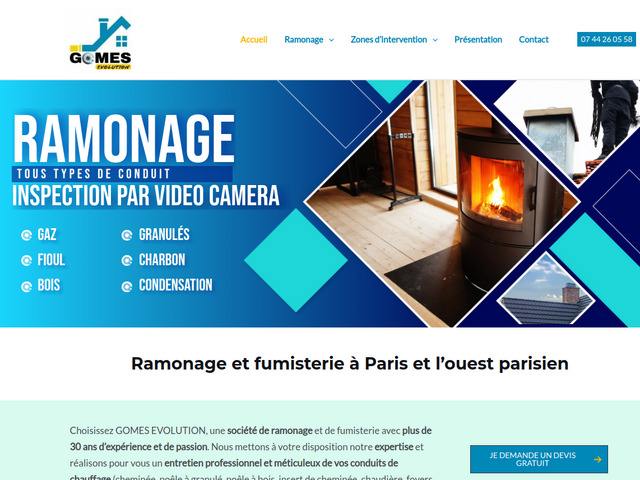 Ramonage de chemine, pole et chaudire