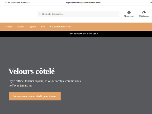 Velours côtelé