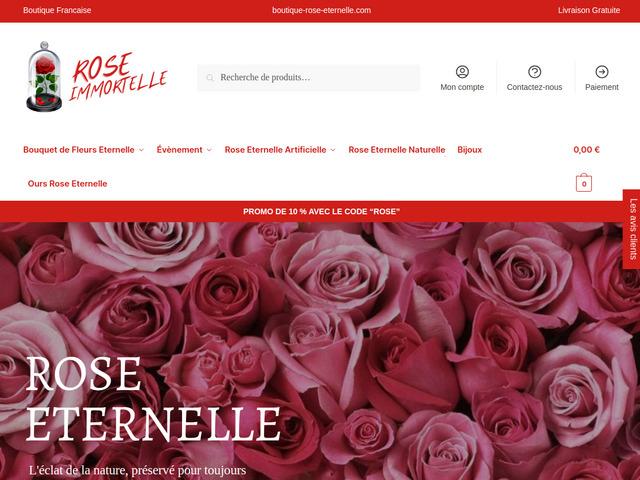 Boutique rose éternelle