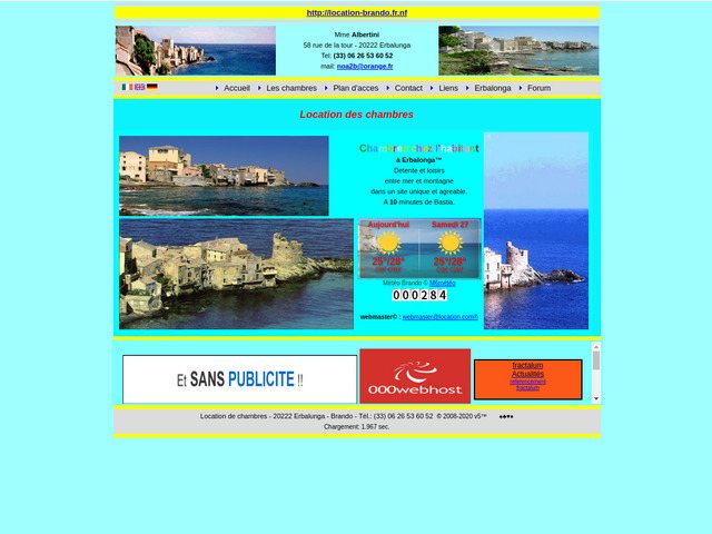 Location des chambres