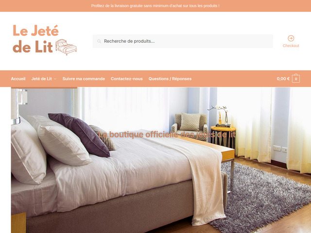 Jetés de lit élégant pour votre chambre
