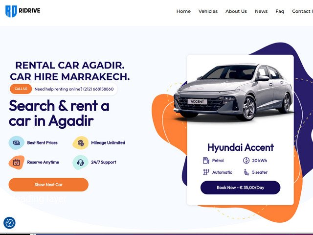 Location de voiture  Agadir