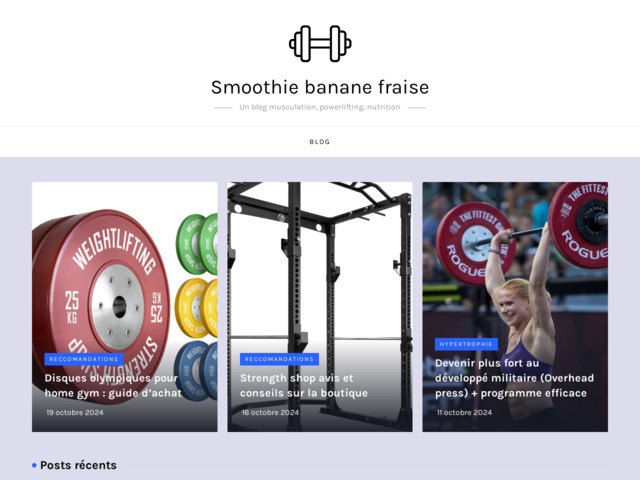 Smoothie banane-fraise