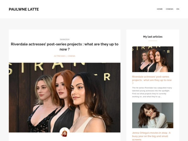 Pauline Latte | Blog - lecture - cinema - lifestyle