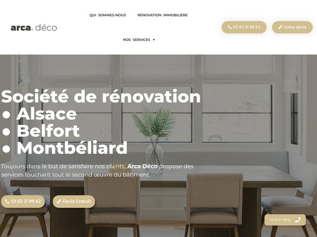 La rénovation immobilière à Belfort avec Arca Déco