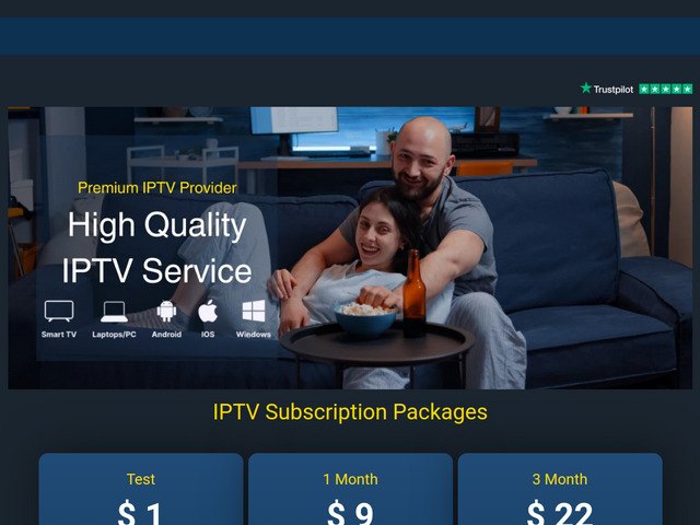 Achetez un abonnement IPTV - testez 24h gratuitement