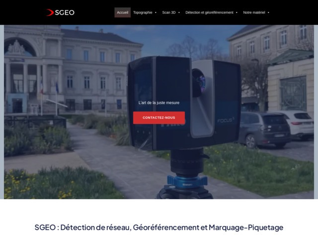 Sgeo - Détection de réseaux et géoréférencement