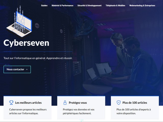 Cyberseven - L'expertise en systèmes, cybersécurité & tech