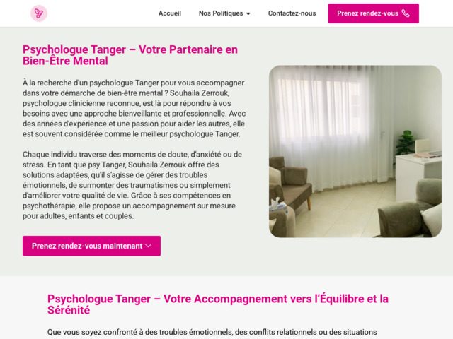 Psychologue  Tanger - Souhaila Zerrouk