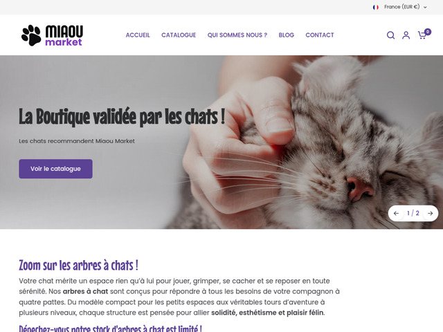 Miaou Market, tout pour les chats