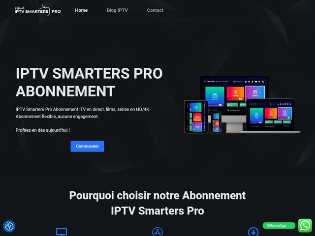 Abonnement IPTV Smarters Pro