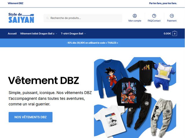 Vtements DBZ