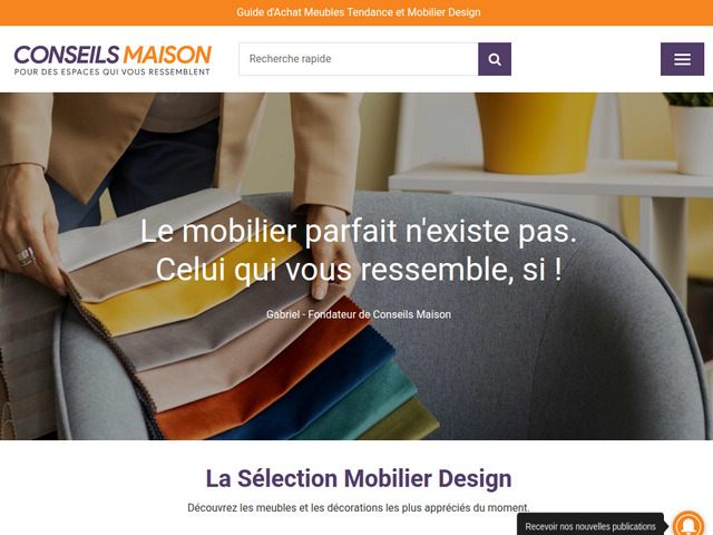 Conseils maison : Guide d'achat mobilier design