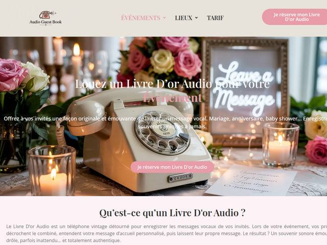 Audio guest book - souvenirs vocaux uniques pour vos événements