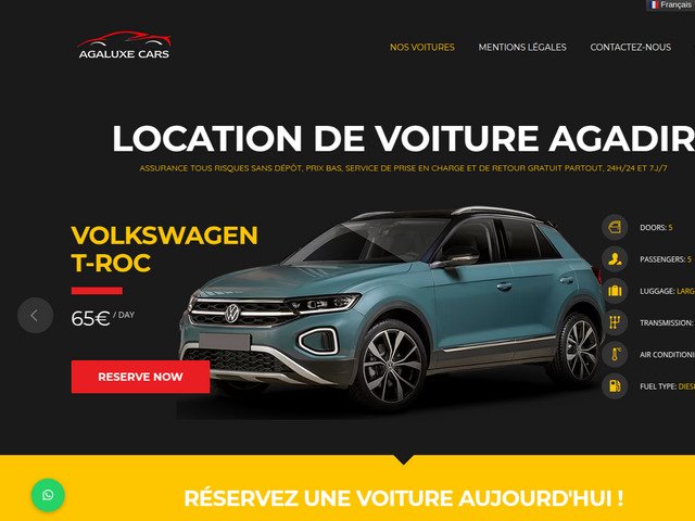 Agaluxe cars – location de voiture  agadir