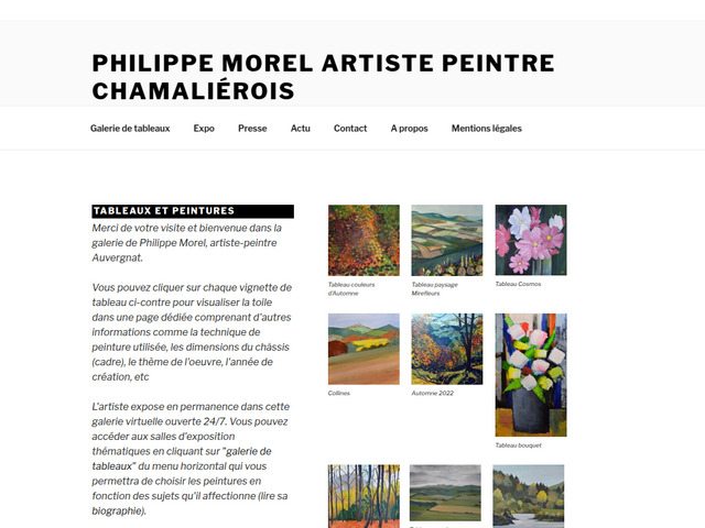 Philippe morel artiste peintre auvergnat