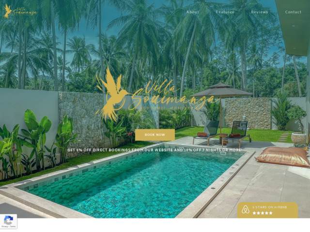 2 bd balinese villa garden & private pool 