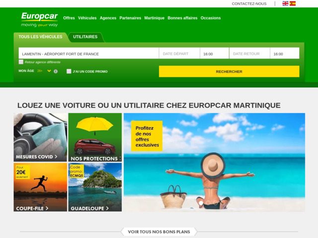 Location voiture Martinique