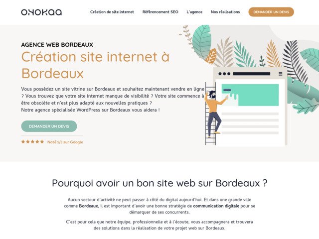 Création de site web à Bordeaux