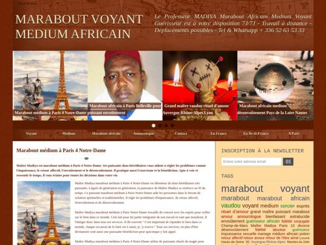 Marabout voyant medium africain
