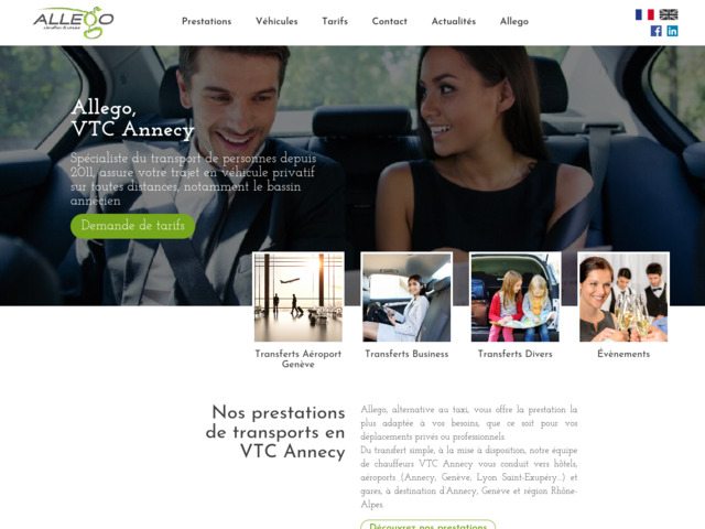 Allego, votre chauffeur vtc, chauffeurs privs, en haute savoie