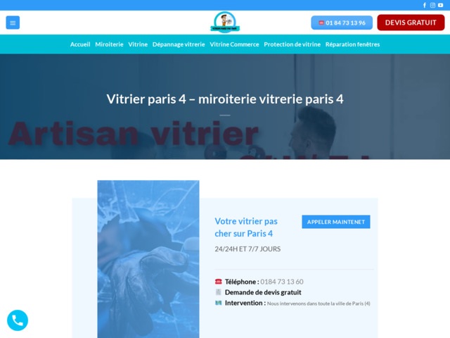 Vitrier paris 4