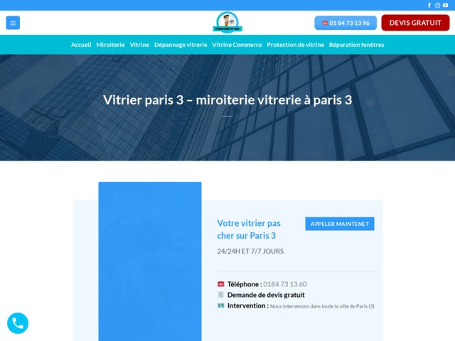 Vitrier paris 3
