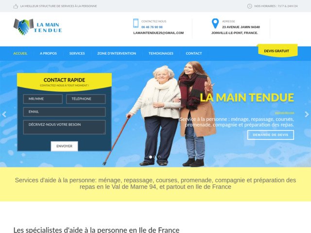 Service d'aide à la personne en 94 et l'Ile-de-France : ménage, repassage