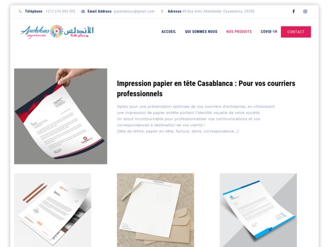 Impression en ligne calendrier