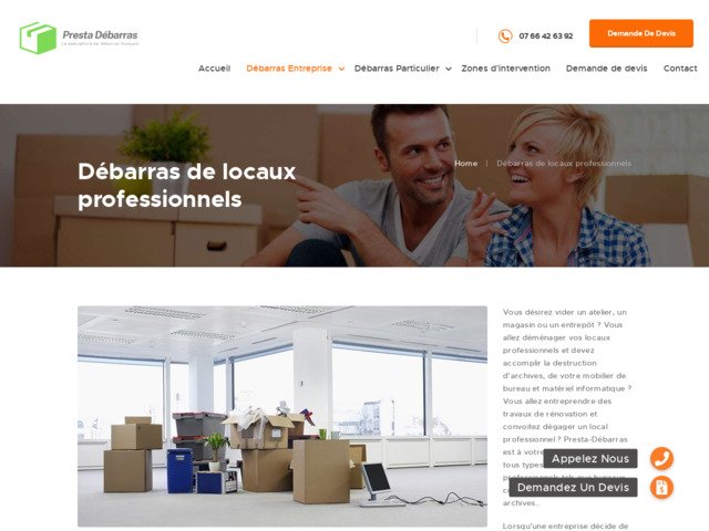 Dbarras de locaux professionnels