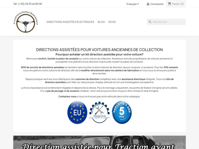 Vente de direction assistée électrique