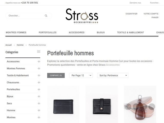 Elégants portefeuilles pour hommes - strass accessoires