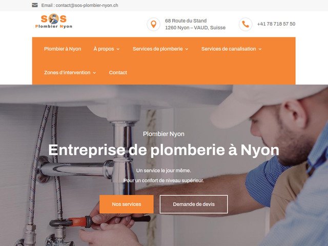 Sos plombier nyon