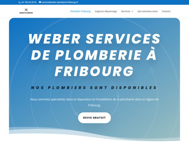 Weber plomberie fribourg