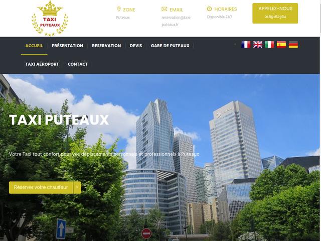 Réserver taxi Puteaux