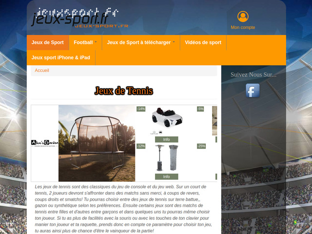 Jeux de tennis en ligne gratuits