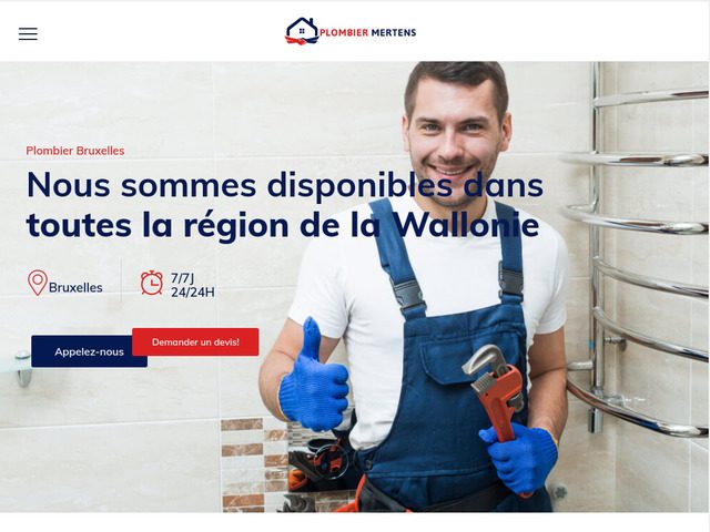 Plombier Bruxelles : Plombier Mertens