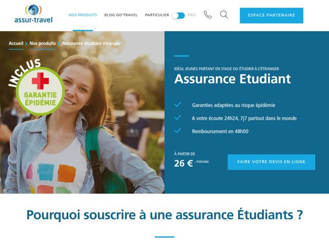 Assurance voyage post covid pour vos voyages