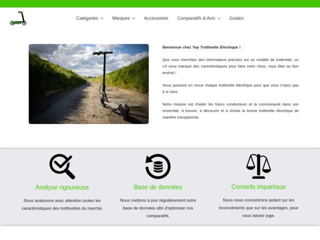 Top trottinette electrique