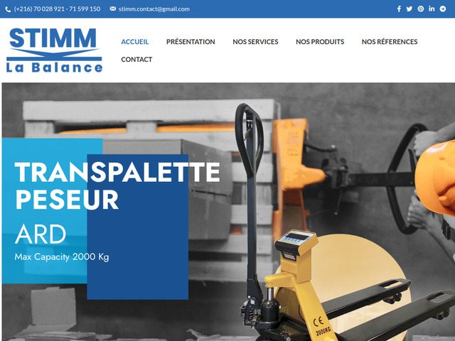 Vente des balances électroniques industrielles et laboratoires en tunisie