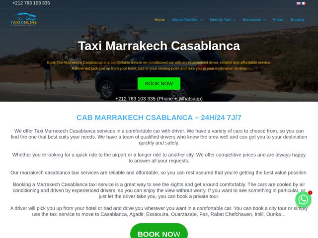 Taxi Marrakech online