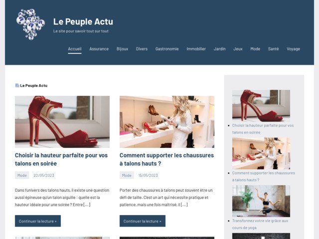 Le peuple actu : le site pour savoir tout sur tout