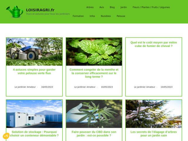 Loisiragri.fr : Trucs et astuces pour tous les jardiniers